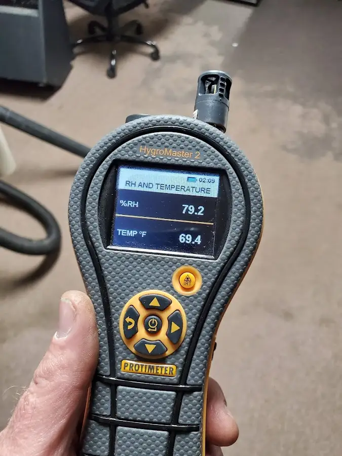 Moisture meter humidity assessment for Fire & Smoke Damage Restoration in Waco
